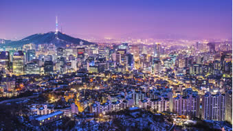 Korean city of seoul